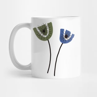 Post modern flowers Mug